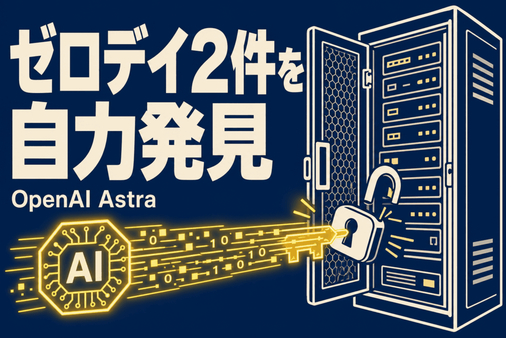 ゼロデイを2件自力発見｜OpenAI Astraが最高危険度