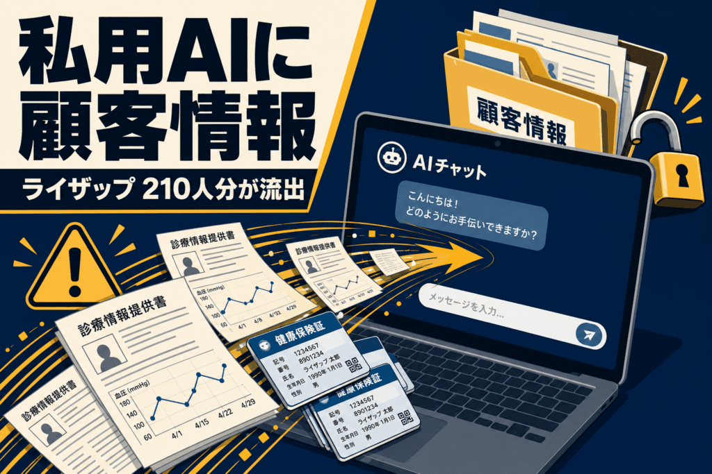 ライザップが私用AIに顧客情報｜病名まで210人分