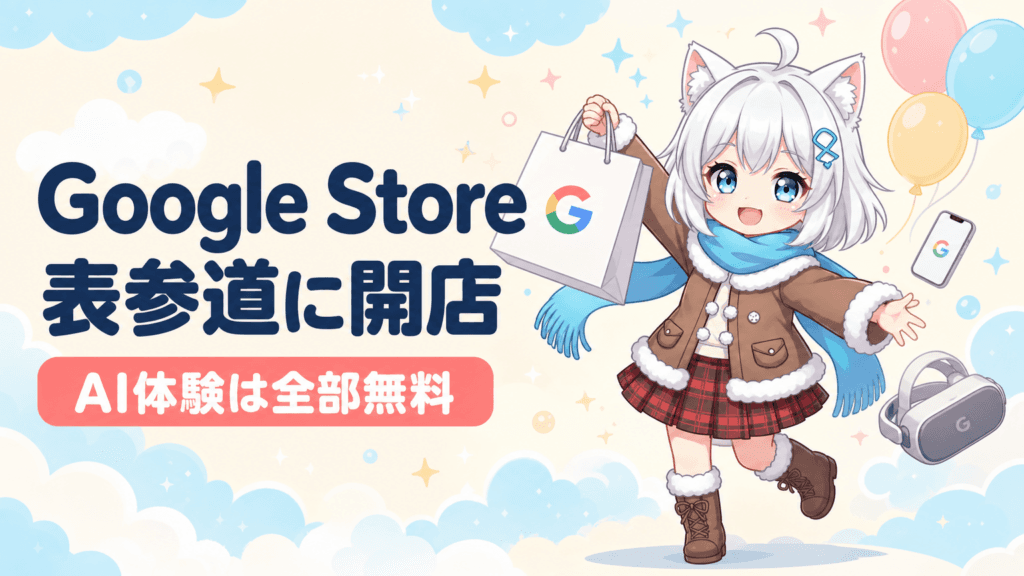 Google初の海外店が表参道に｜AI体験は全部無料