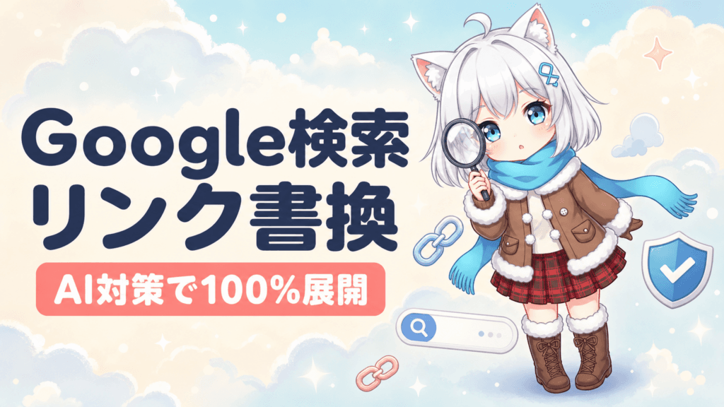Google検索リンクが100%書き換え｜AI対策