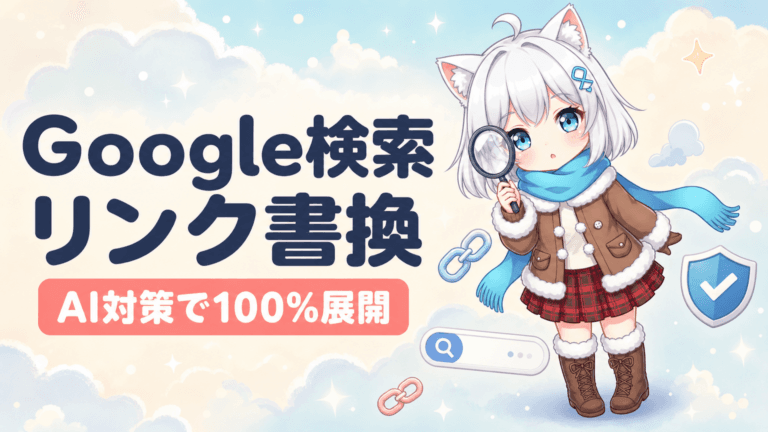 Google検索リンクが100%書き換え｜AI対策