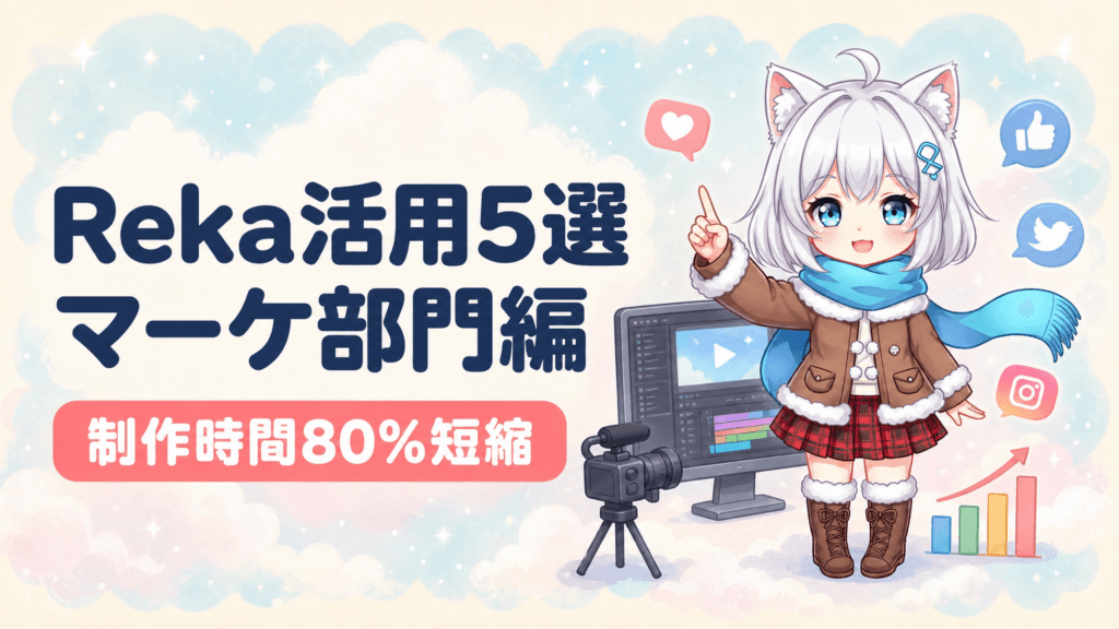 Reka（レカ）活用事例5選｜企業のマーケ部門で実際に使われている方法