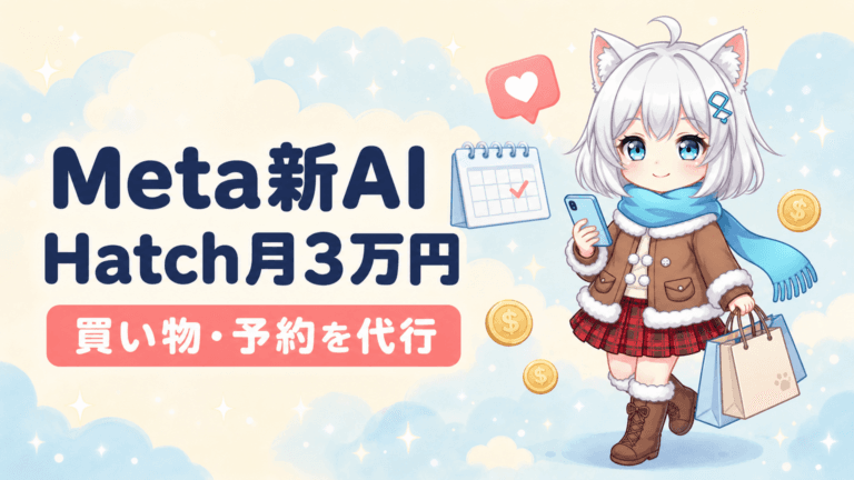Meta新AIエージェント月3万円か｜中身はClaude？