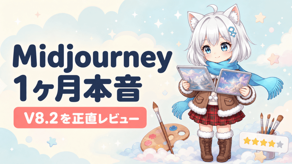 【正直レビュー】Midjourney（ミッドジャーニー）を1ヶ月使ってわかった本音【2026年版】