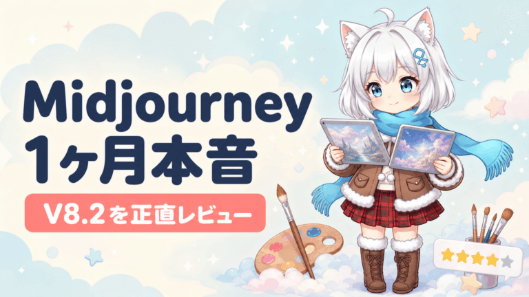 【正直レビュー】Midjourney（ミッドジャーニー）を1ヶ月使ってわかった本音【2026年版】