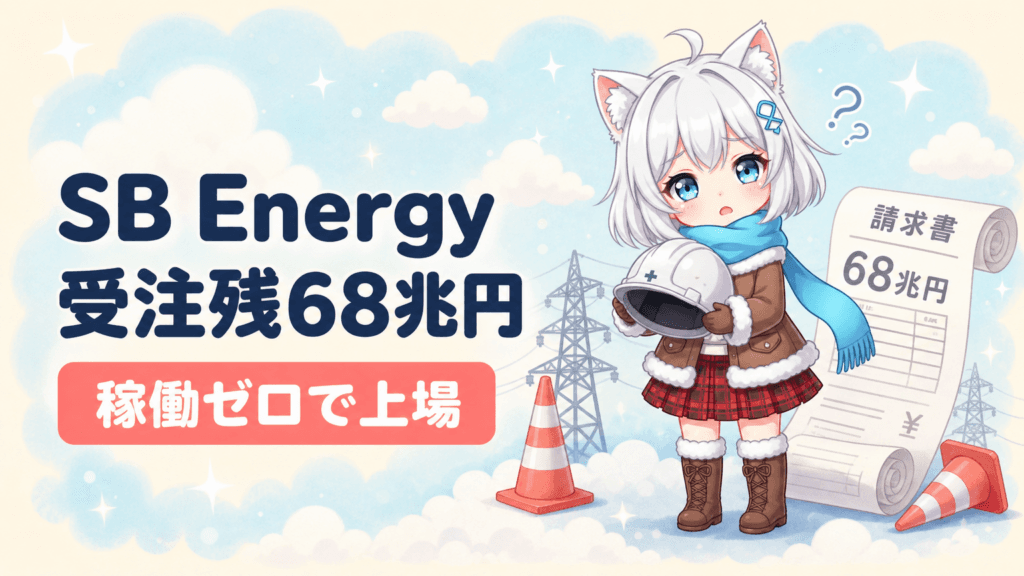 稼働ゼロで受注残68兆円｜ソフトバンク系が上場