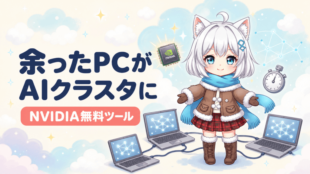 余ったPCがAIクラスタに｜NVIDIA無料ツールPAIR