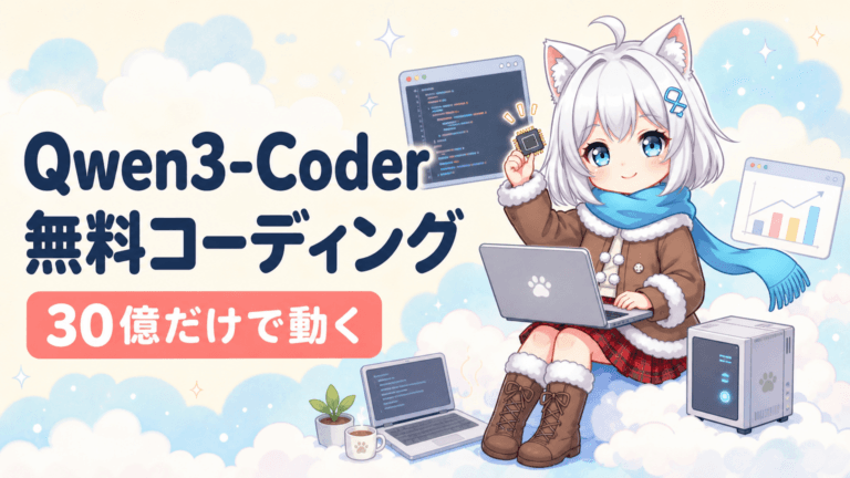 Qwen3-Coder-Nextとは？無料で使えるAIコーディングの実力