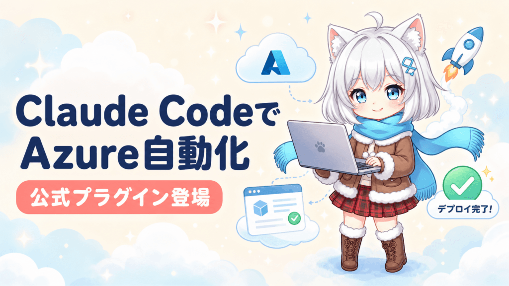 Azure Skills Plugin完全解説｜Claude CodeでAzureデプロイを自動化する公式拡張