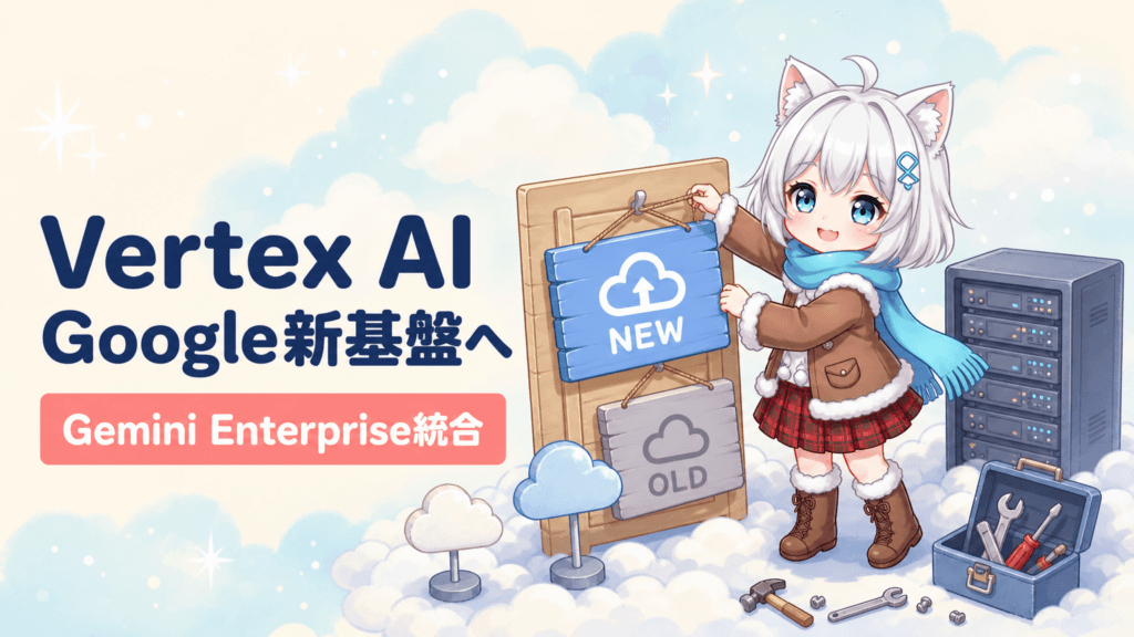 Vertex AI終了｜Google新AI基盤に全統合