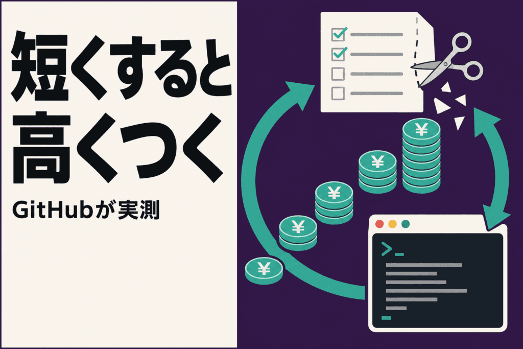 AIの出力を削ると逆に高くつく｜GitHubが実測