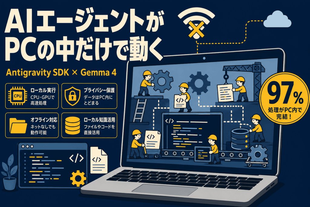 Antigravity SDKがローカル対応｜API代ゼロに