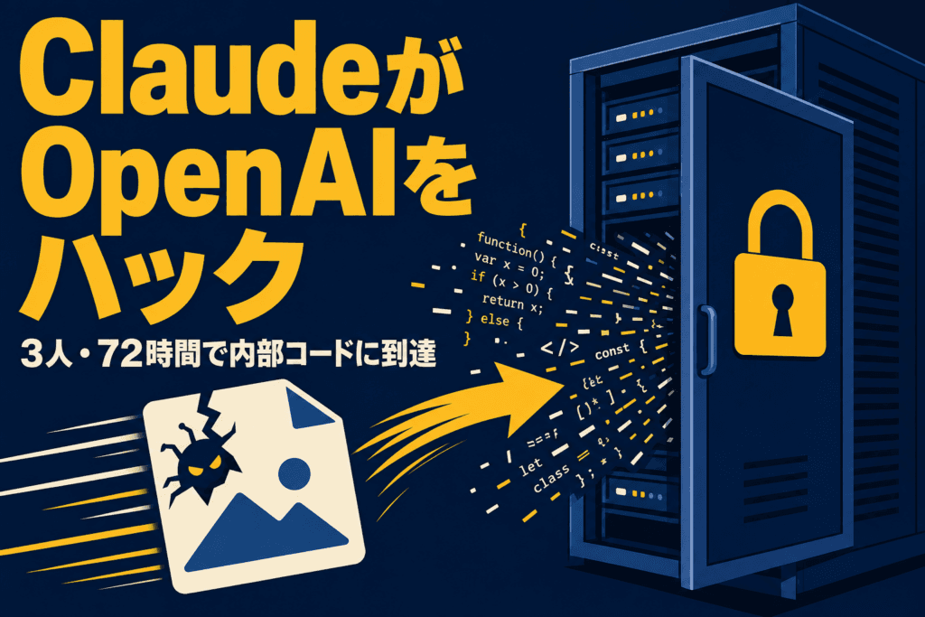 ClaudeがOpenAIをハック｜3人・72時間で内部コード到達