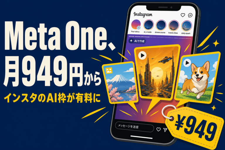 Meta One サブスクリプション 月949円から