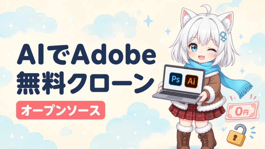 Brandon Thomas氏がClaude Opus 5.5を使ってAdobe製品のオープンソース代替アプリ「ArtCraft」を開発。PhotoshopやIllustratorなど7製品の無料クローンが登場し、SaaS業界に衝撃が走る。