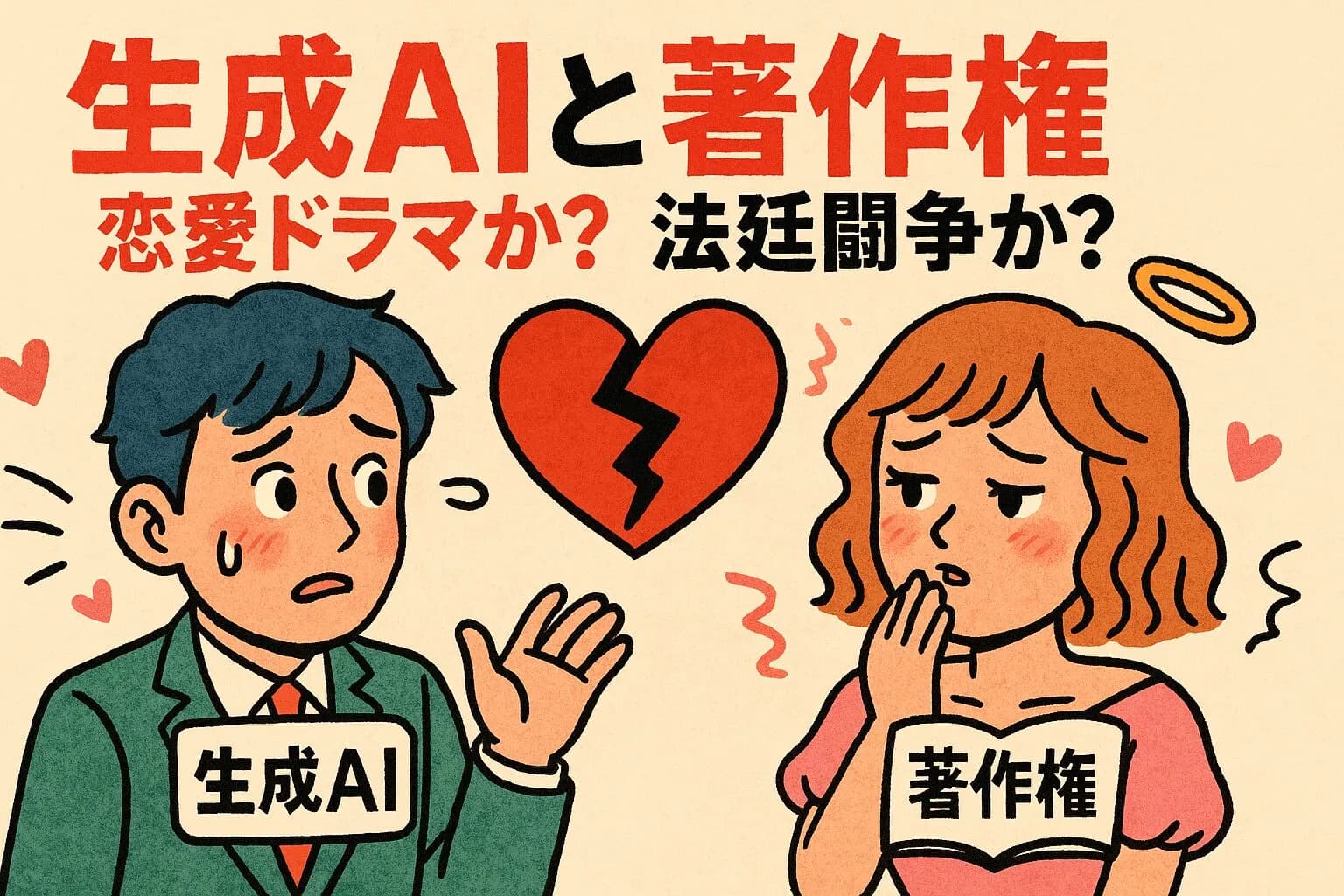 生成AIと著作権 ― 恋愛ドラマか?法廷闘争か?