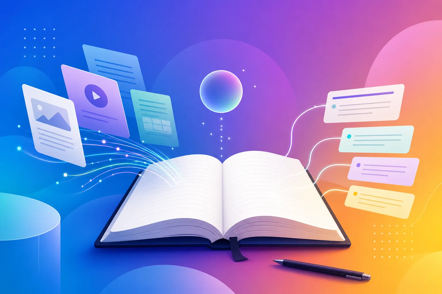 NotebookLMのイメージイラスト