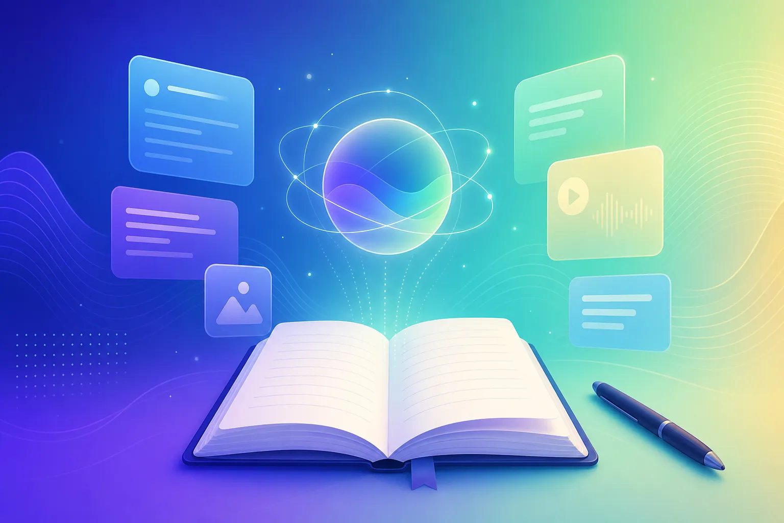 NotebookLMのイメージイラスト