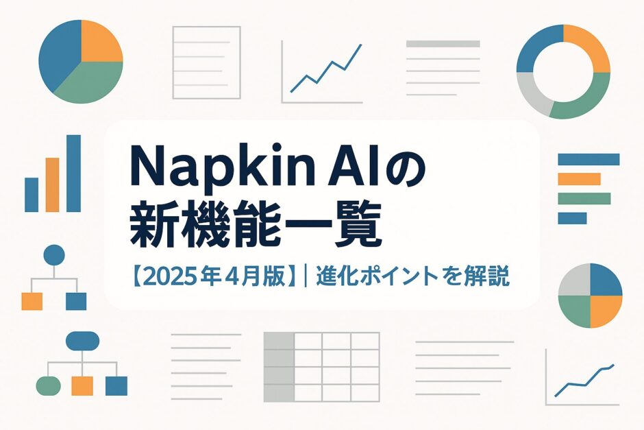 Napkin AIの新機能一覧【2025年4月版】|進化ポイントを解説