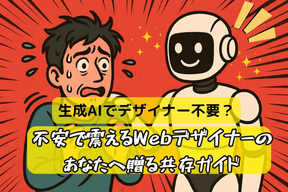 生成AIでデザイナー不要？──不安で震えるWebデザイナーのあなたへ贈る共存ガイド
