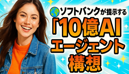 🌐 ソフトバンクが提示する「10億AIエージェント構想」