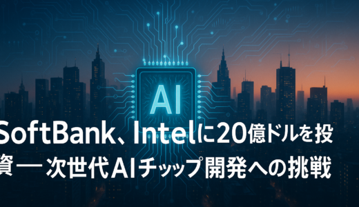 SoftBank、Intelに20億ドルを投資──次世代AIチップ開発への挑戦