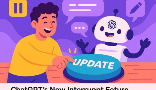 【効率爆上げ】ChatGPTに「待った！」をかける新機能が登場！もうAIの長話に付き合わなくてOK