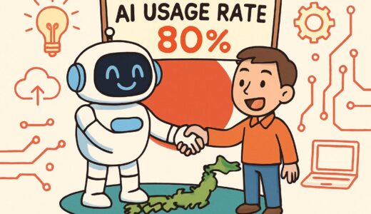 日本は「AI後進国」を脱却できるか？政府が掲げる「国民のAI利用率8割」と「民間投資1兆円」の巨大目標