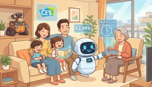 【CES 2026】ディズニーと共同開発！42万円の家庭用AIロボット「M1」が誰でも買える時代に