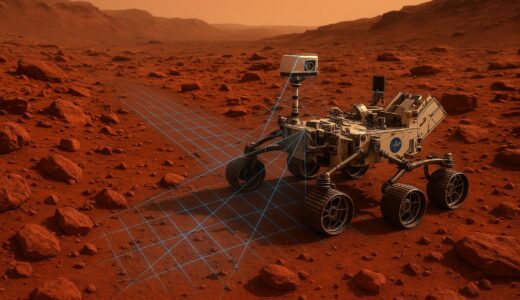 NASA火星探査車PerseveranceがAIによる自律走行ルートで火星を探査