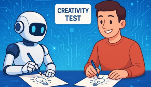 AIが創造性テストで人間の平均を上回るも最も創造的な人間には及ばず