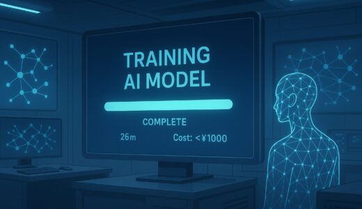 OpenAI o1-preview相当のAIモデルを「26分・1000円以下」で構築する手法が発表 — 効率的AI学習の新潮流