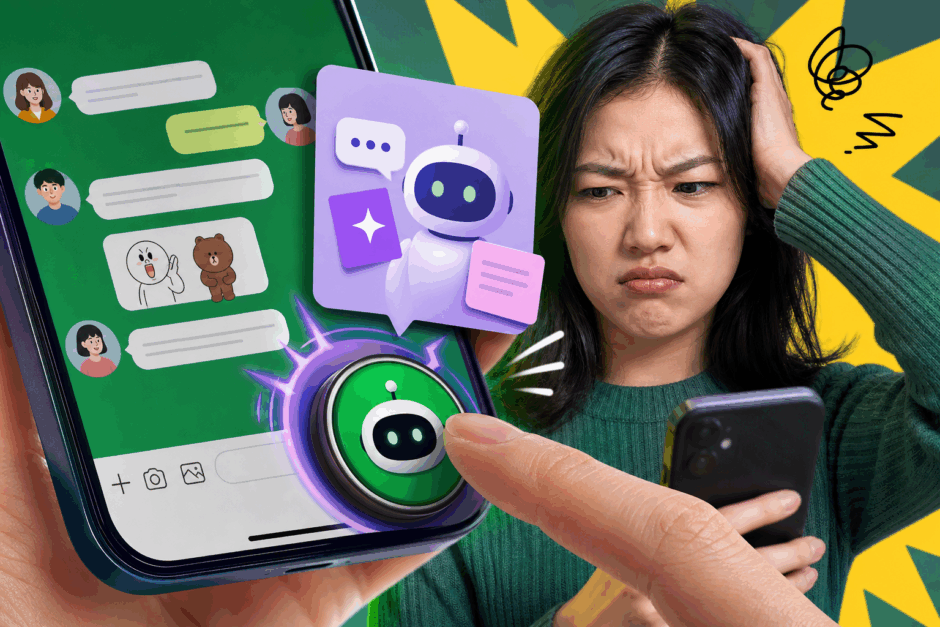LINEの新AI機能Agent iが「邪魔すぎ」と不評、メッセージ入力欄に表示され誤タップ続出