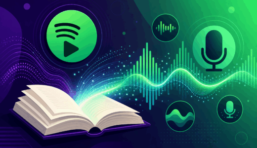 Spotify、AI音声でオーディオブック作成｜著者は無料で5冊