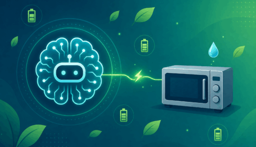 AI質問1回の電力は電子レンジ2秒？MS新発表
