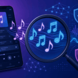 AI生成音楽を検出するイメージ