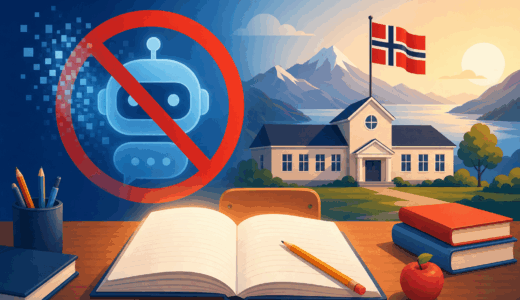 ノルウェーが小学生のAI禁止｜紙に戻る理由とは