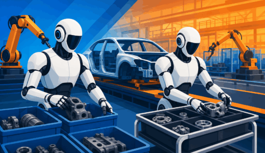 Figure 03がBMW工場で稼働｜人型ロボが部品を並べる