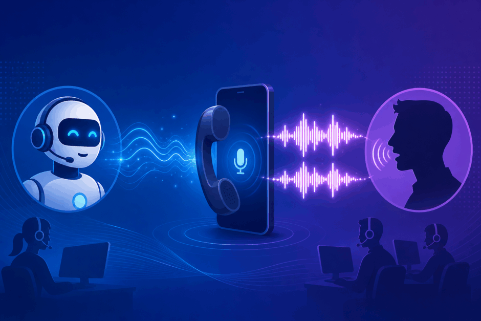 声を複製する音声AIエージェントのイメージ