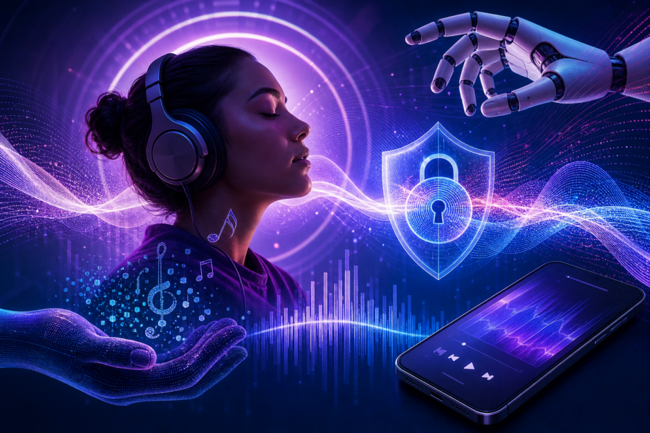 AI音楽プラットフォームSunoが生成楽曲にウォーターマークを導入し、著作権保護とストリーミング詐欺対策を強化
