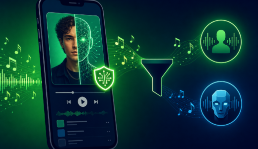 SpotifyがAI歌手を明示｜9月から推薦除外