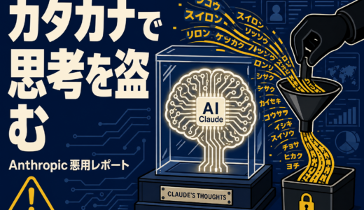 カタカナで思考を盗む？Claude悪用1.5億回の手口