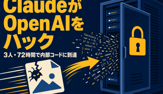 ClaudeがOpenAIをハック｜3人・72時間で内部コード到達