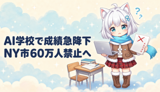 GoogleのAI学校導入で成績急降下、ニューヨーク市が60万人を対象に禁止へ