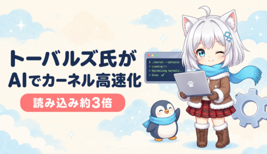 トーバルズ氏がClaude Codeで作ったLinux高速化パッチ｜読み込み約3倍