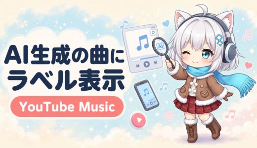 YouTube MusicがAI生成曲にラベル表示｜見分け方を解説